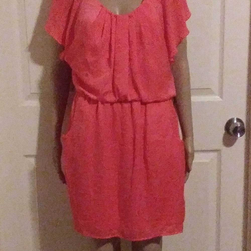 City Traingles Pink Dress